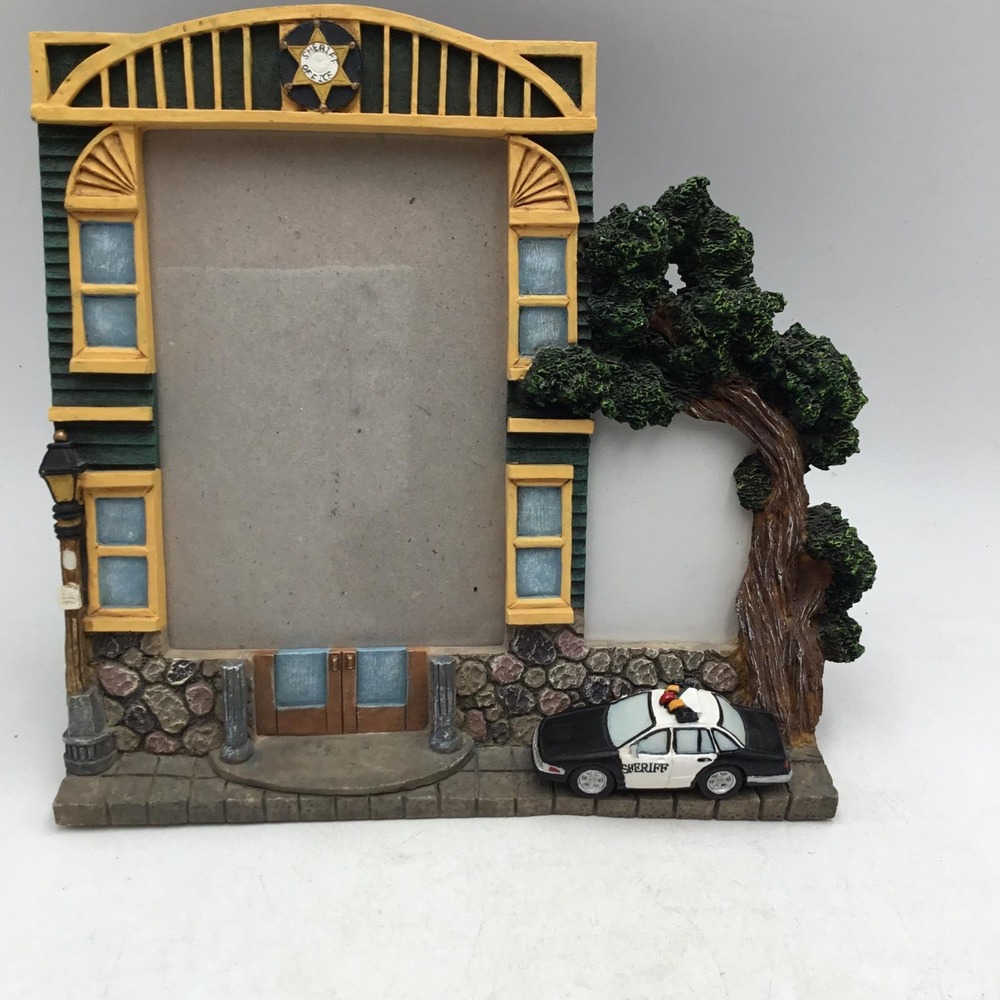 Vanmark Protectors of Peace 1999 Sheriff Office Police Car‎ Resin Picture Frame